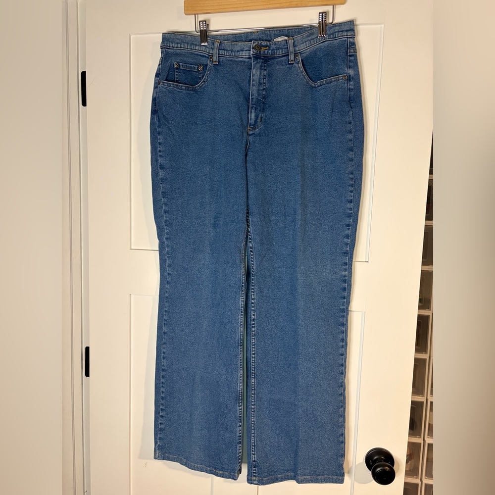 Talbots Women's Straight Leg Blue stretch jeans